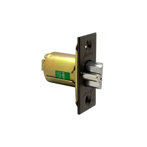 Arrow Lock R20-613E RLX Series Deadlatch 2-3/8" Backset, Grade 2, 613E/US10BE Oil Rubbed Bronze