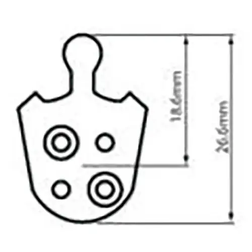 CX5 CX5-CAM3 Mortise Cylinder Cam