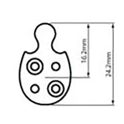 CX5 CX5-CAM7 Mortise Cylinder Cam