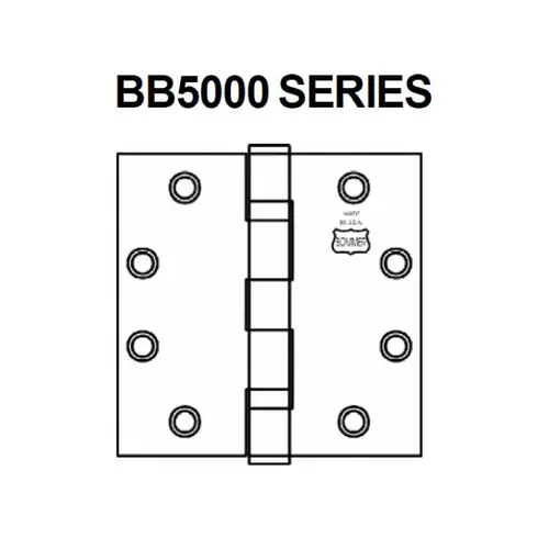 Bommer BB5004-545-643 BB5004 Full Mortise Hinge