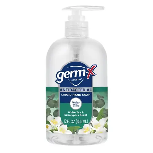 Germ-X 1000054328 Antimicrobial Lotion Soap Eucalyptus Scent Antibacterial 12 fl. oz.