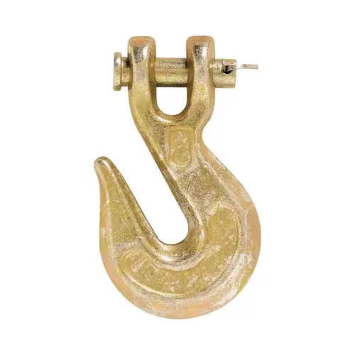 Koch Industries 092213 Clevis Grab Hook 1/4" H Grab Hook 3150 lb Yellow Chromate