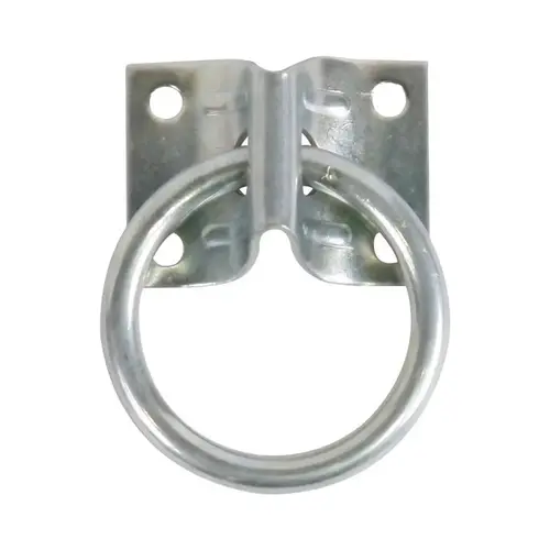 Koch Industries 2760003 Hitching Ring Large Zinc-Plated Silver Steel 2" L Zinc-Plated