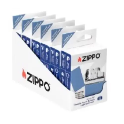 Zippo 65851 Double Torch Lighter Insert Silver Silver