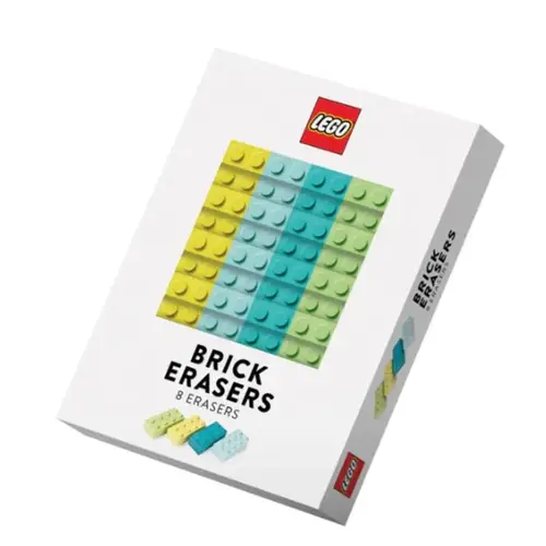 Lego 7963-6 Brick Erasers Multicolored 8 pc Multicolored