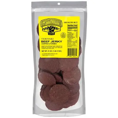 Old Trapper 70308T Beef Jerky Teriyaki 21 oz Pouch