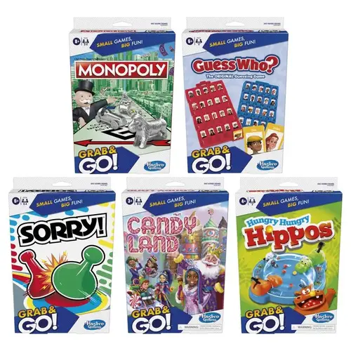 Hasbro HSBF8249 Grab and Go Games Assorted