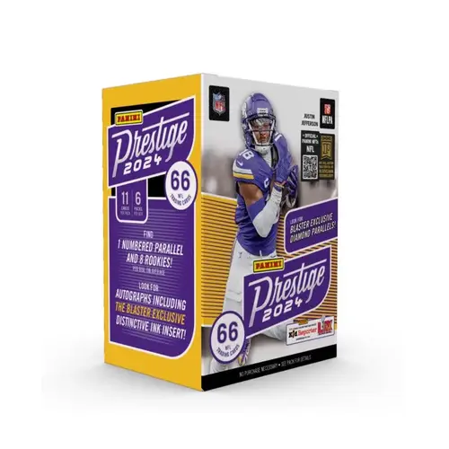 Panini 2-16002-20 Trading Cards NFL 2024 Prestige Football Blaster Box 66 pc