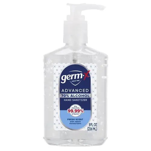 Germ-X 1000053480-XCP6 Advanced Hand Sanitizer Fresh Scent Liquid 8 fl. oz. - pack of 6