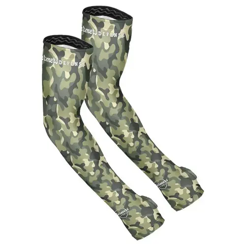 Farmers Defense SLV-GBC-LXL Protection Sleeves L/XL Polyester/Spandex Brush Camo Green Green