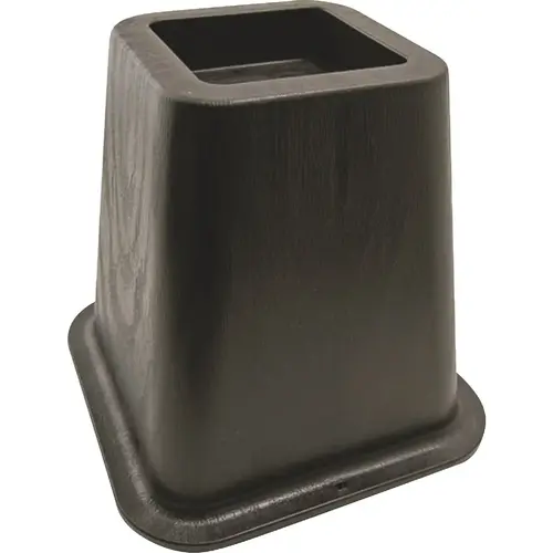 Super Sliders 4902221SL 6 In. Bed Risers Black - pack of 4