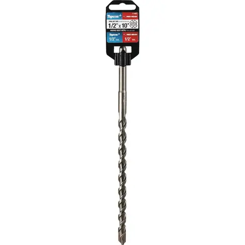 1/2 In. x 10 In. SDS-Plus Rotary Hammer Drill Bit