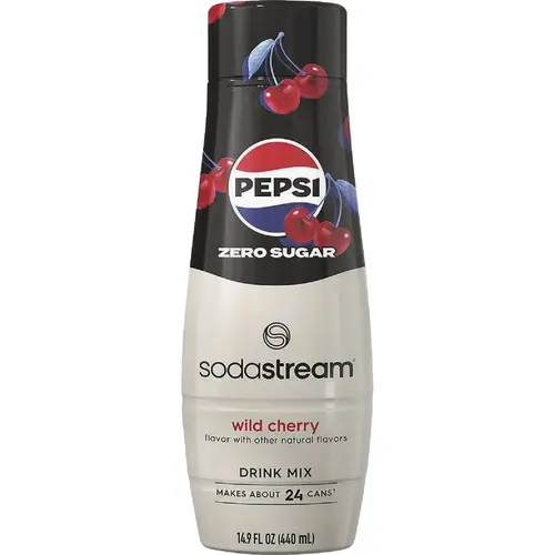 SodaStream 1924239010 14.9 Oz. Pepsi Wild Cherry Zero Sugar Drink Mix