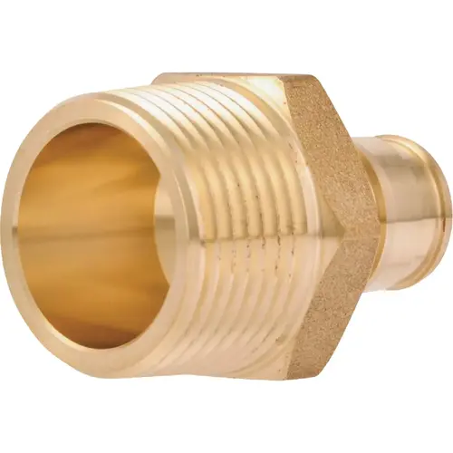 PEX-A Brass 1/2 In. x 3/4 In. MNPT Adapter