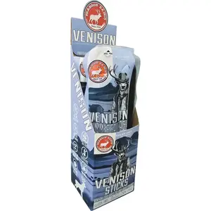 Pearson Ranch Jerky CAD4-VS7 Pearson Ranch 7 Oz. Venison Summer Sausage Display (4 Packs)