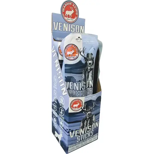 Pearson Ranch Jerky CAD4-VS7 Pearson Ranch 7 Oz. Venison Summer Sausage Display (4 Packs)