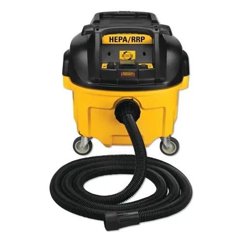 Dust Extractor, 8 gal, Corded, Includes Anti-Static Hose/HEPA Filters/Fleece Bag