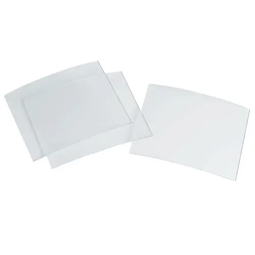 OPTREL 5000.001 Inside Cover Plate, Poly Carbonate, Clear - pack of 5