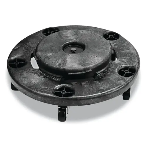 BOARDWALK DOLLY Refuse Container Utility Dolly, 300 lb Capacity, 22 in Diameter, Gray