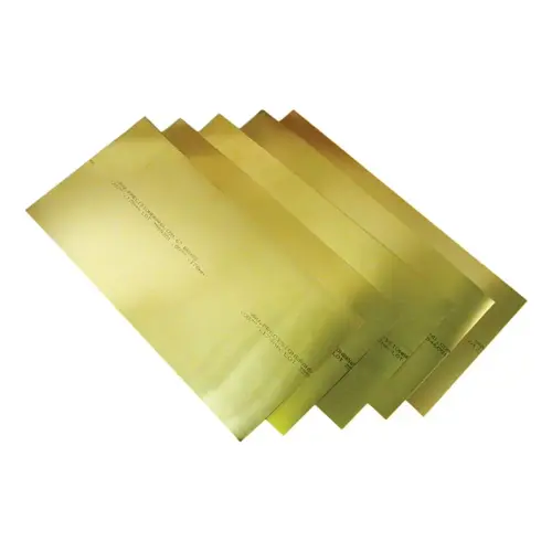 Precision Brand 17415 Brass Shim Stock Rolls, 0.0008", Brass, 0.01" x 100" x 6