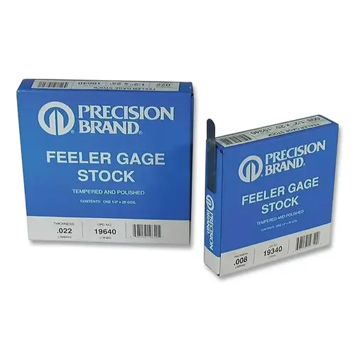 Precision Brand 19390 Coiled Steel Feeler Gage, 0.009 in, Inch, 25 ft L - pack of 25