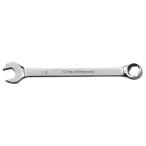GEARWRENCH 81781 Combination Wrenches, 1 in Opening, 14.035 in L, 6 Points, Full Polish Chrome