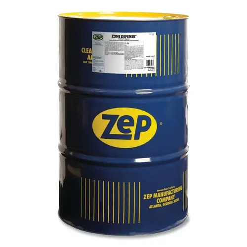 ZEP BLUE & GOLD W/SELIG J32885 SELIG ZONE DEFENSE  Parts Washer Degreaser, 55 gal, Drum, Light Citrius Clear