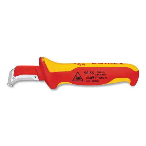 Knipex 9855 7" DISMANTLING KNIFE-1000V INSULATED