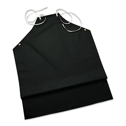 AlphaTec 56-402 Neoprene Apron, 45 in x 35 in, Nylon, Black - pack of 12