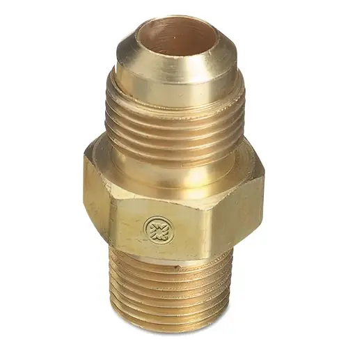 WESTERN ENTERPRISES F-32 Brass SAE Flare Tubing Connection, Adapter, 500 PSIG, CGA-295 to 3/8 in NPT(M)