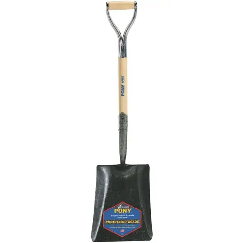 JACKSON PROFESSIONAL TOOLS 1248800 J-450  Series PONY  Shovel, 9.75 in W x 12 in L Blade, 27 in L Armor D-Grip, White Ash, Transfer Shovel