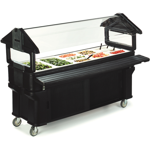 Six Star(TM) Food Bar Tray Slide 6' - Black FOOD BAR ACCESSORIES