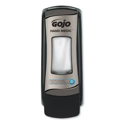 GOJO 8782-06-XCP1 HAND MEDIC  Skin Conditioner ADX-7  Dispenser, Chrome/Black, 700 mL
