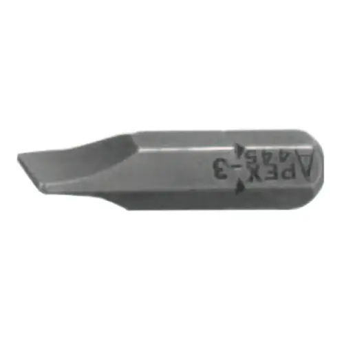 1/4" x 0.042" Blade, 1/4" Drive Slotted Screwdriver Bit