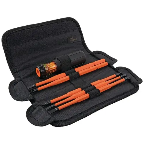 Klein Tools 8-In-1 Insulated Interchangeable Screwdriver Set