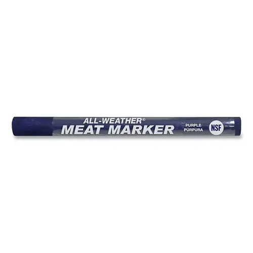 ALL-WEATHER 62102 Meat Marker, Purple - pack of 12