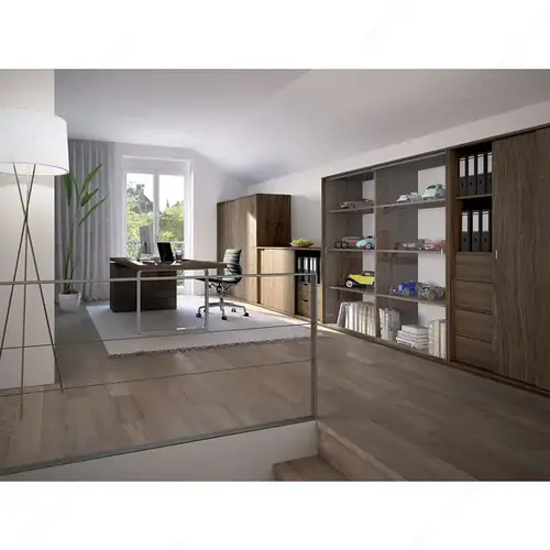 EKU WEBKIT1214311 HAWA Clipo 36 GPK IS Bypassing Sliding System for Inset Glass Cabinet Doors