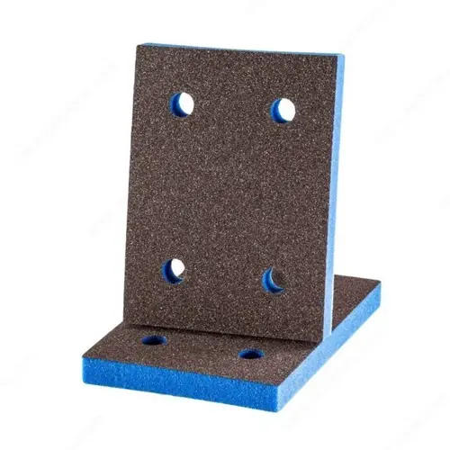 Uneeda EP344010F-XCP25 EKASILK PLUS 10 mm (13/32") Sanding Sponge 3"x 4" (76.2 mm x 101.6 mm) - 4 Holes Hook & Loop - pack of 25