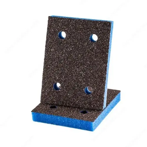 Uneeda EP344012C-XCP25 EKASILK PLUS 1/2" (12.7 mm) Sanding Sponge 3"x 4" (76.2 mm x 101.6 mm) - 4 Holes Hook & Loop - pack of 25