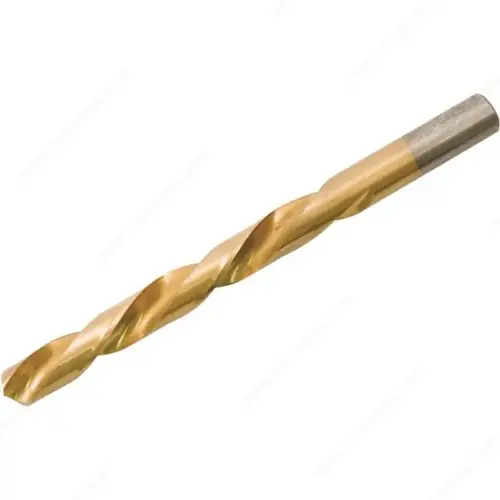 Titanium Nitride Coated Drill Bit with Straight Shank