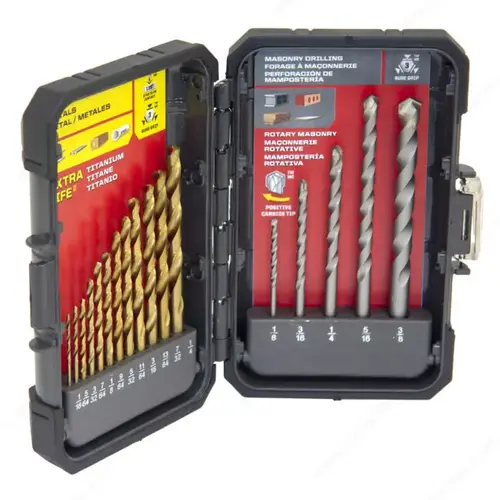 Handyman Drill Bit Set - 17 Pieces