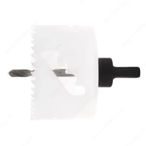 Bi-Metal Hole Saw with Mandrel and Pilot Drill