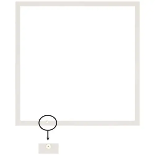 Halco 90522 LED 2 X 2 Flat Panel, 3.5mm Receptacle, Lumen & Color Selectable, Dimmable