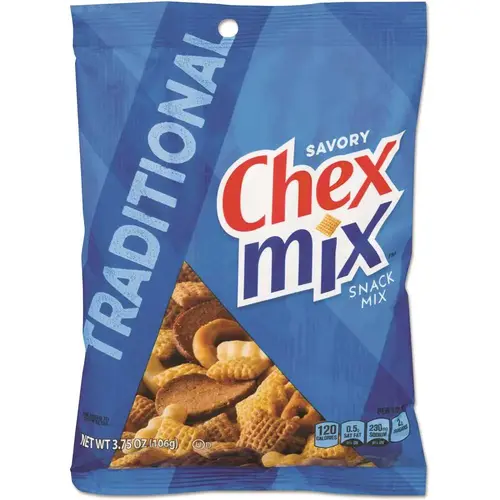 Chex Mix AVTSN14858 Chex Mix 3.75 Oz Traditional Flavor Trail Mix Package Of 8