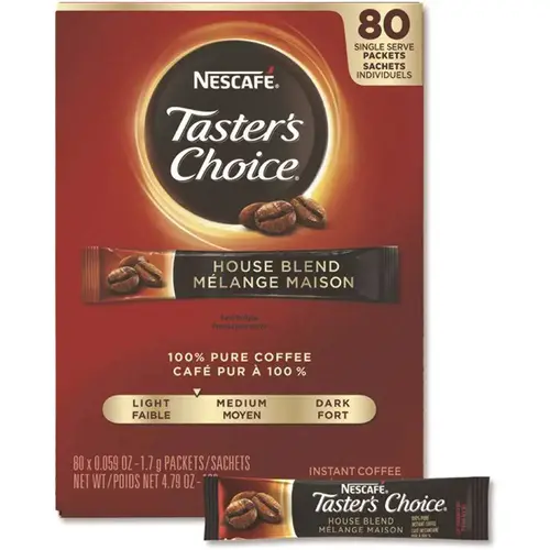 NESCAFE NES15782 Nescafe Premium Choice Taster's Choice Stick Package Of 80
