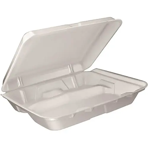 DART 95HT3 / 95HT3R Dart Foam Hinged Container Large, Case Of 200