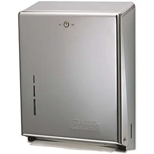SAN JAMAR SJMT1900XC San Jamar C-Fold/multifold Towel Dispenser, Chrome, Package Of 2
