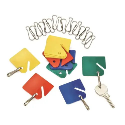 Adir Office ADI689-20-COLORED-5 Adir Office Assorted Multi-Color Key Tag 100 Package Of 5