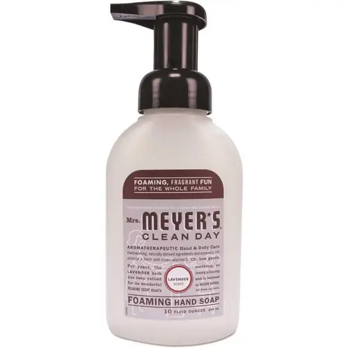 Mrs. Meyer's SJN662031 Mrs. Meyer'S Foaming Hand Soap, Lavender, 10 Oz, Case Of 6