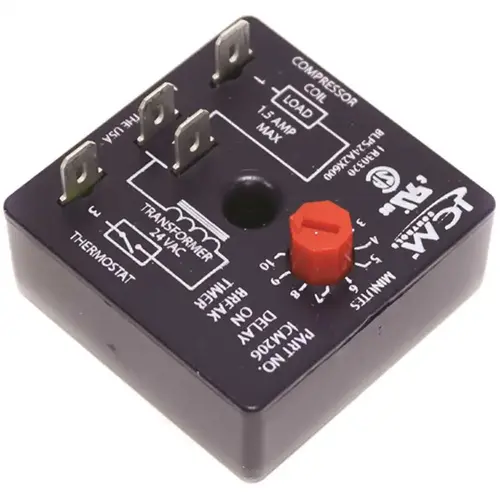 ICM ICM206 18-30vac Delay-On-break Timer And .03-10 Minutes Adjustable Time Delay Relay